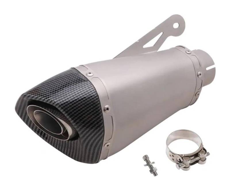 Motorrad Auspuff Mittleres Für B&MW S1000RR S1000R 2010-2016 Motorrad 60mm Modifizieren Auspuffrohrsysteme Schalldämpfer Motorrad Endschalldämpfer von NIKISO