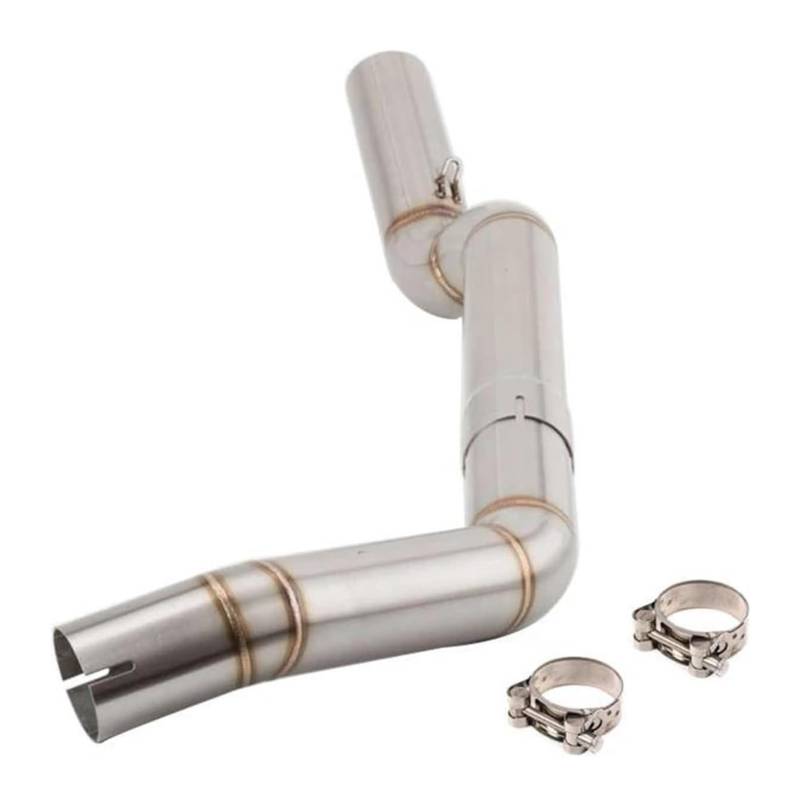Motorrad Auspuff Mittleres Für CBR600RR F5 2003 2004-2017 Slip On Motorrad Auspuff Flucht Systeme Link Rohr Verbindung 51mm Schalldämpfer(2003-2004) von NIKISO