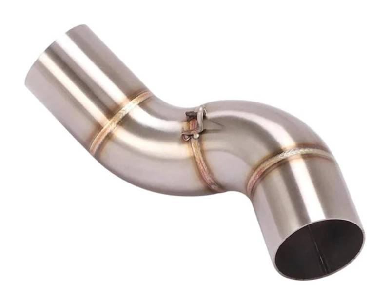 Motorrad Auspuff Mittleres Für Kawa&saki Z900 2022 2023 Slip On Motorrad Auspuff Modifizierte Mittlere Rohr Link Rohr 51mm Schalldämpfer von NIKISO