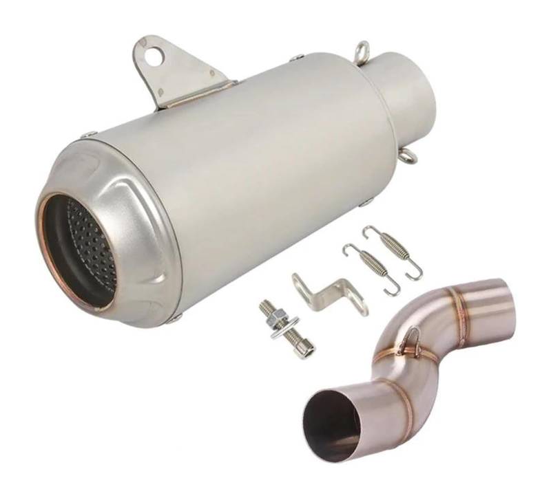 Motorrad Auspuff Mittleres Für Kawa&saki Z900 Z900E 2020-2023 Motorradauspuff Endschalldämpfer Motorrad Escape System Modifizierter Schalldämpfer Mittleres Verbindungsrohr(2) von NIKISO