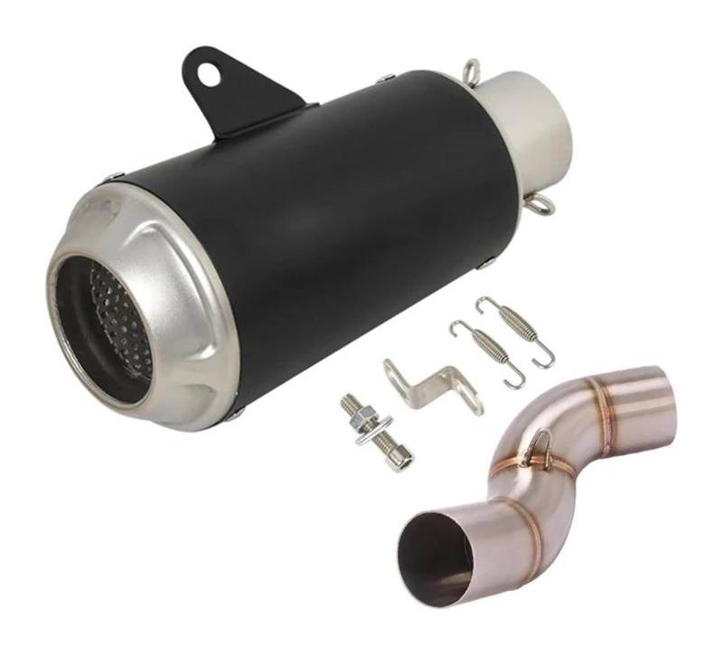 Motorrad Auspuff Mittleres Für Kawa&saki Z900 Z900E 2020-2023 Motorradauspuff Endschalldämpfer Motorrad Escape System Modifizierter Schalldämpfer Mittleres Verbindungsrohr(3) von NIKISO
