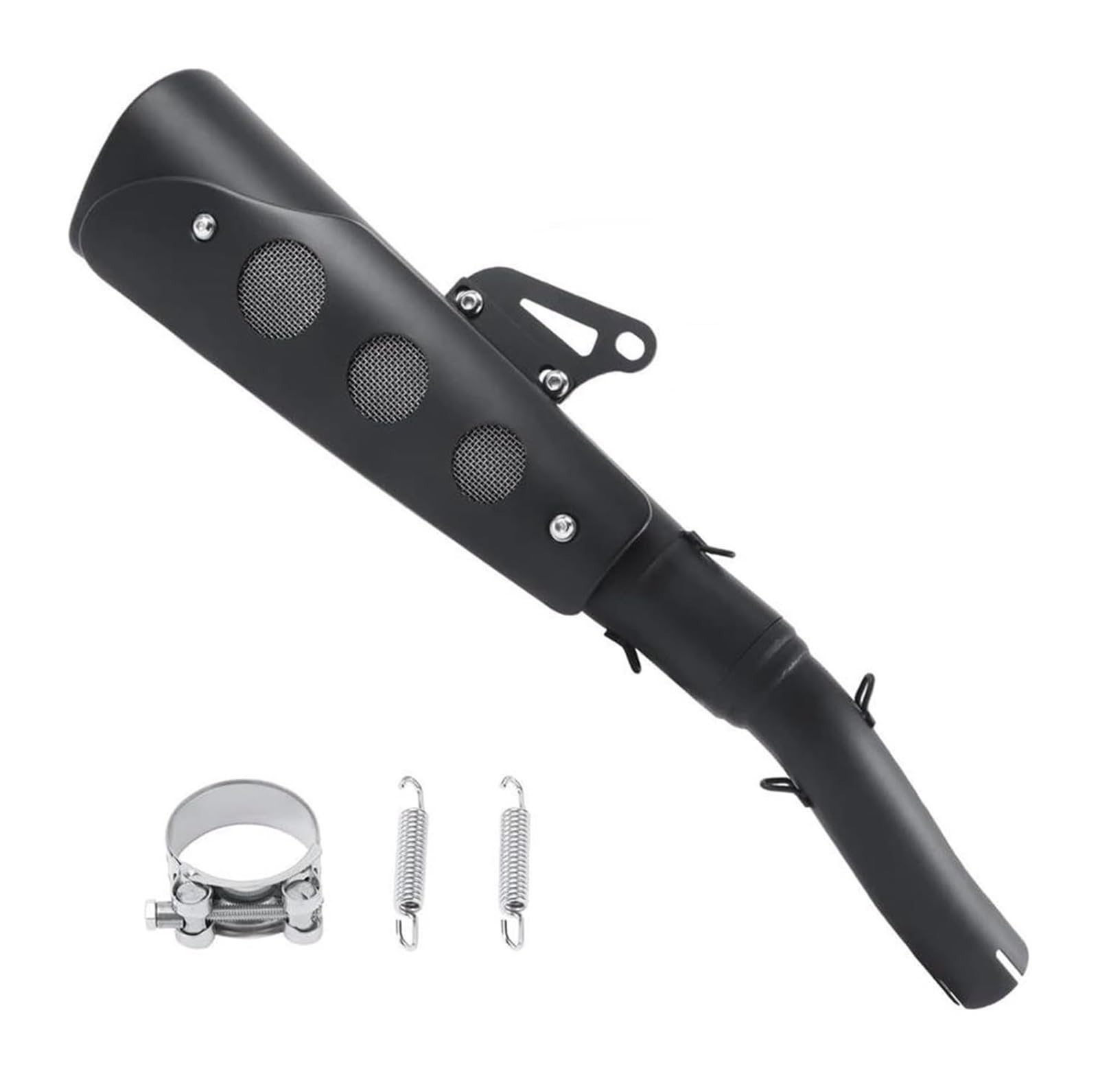 Motorrad Auspuff Mittleres Für Rebel CMX 300 CMX 500 2017-2023 Motorrad Auspuff Endschalldämpfer Motorrad Auspuff Slip-on Schalldämpfer Rohr Rohr(Single Pipe) von NIKISO