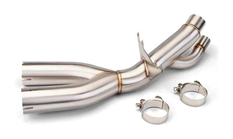 Motorrad Auspuff Mittleres Für S1000RR S1000 RR 2017 2018 Motorrad Auspuff Flucht Edelstahl Verbinden Mittleren Link Rohr Schalldämpfer von NIKISO