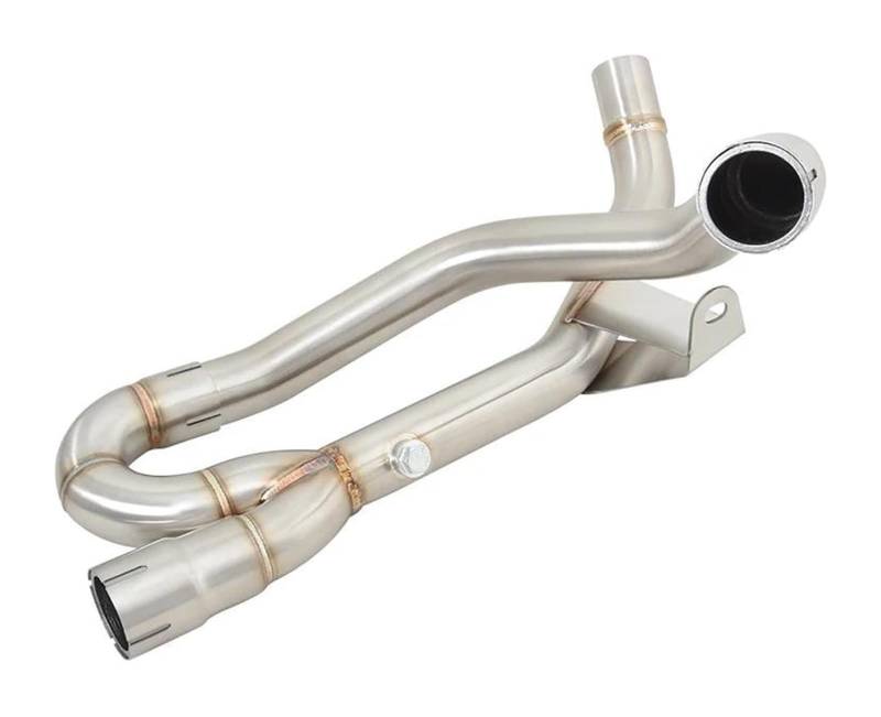 Motorrad Auspuff Mittleres Für Suz&uki SV 650 SV650 X 2016-2023 Slip On Motorradauspuff Escape Modifiziertes Mittelverbindungsrohr Verbinden Schalldämpfer von NIKISO