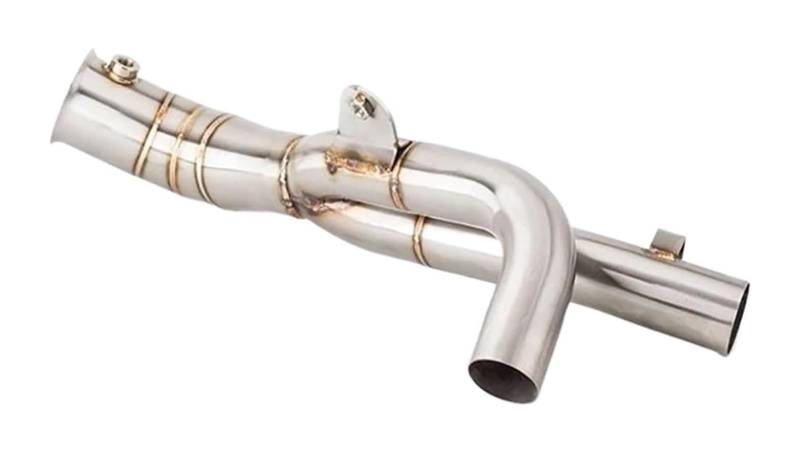 Motorrad Auspuff Mittleres Für Y&amaha R1 YZF-R1 YZF R1 2009-2014 Motorradauspuff Fluchtverbindungsrohr Schalldämpfer Zubehör Motorrad-Endschalldämpfer von NIKISO