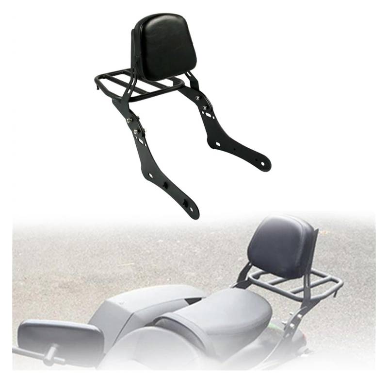 Motorrad Heckgepäck Für K&awasaki Für Vulcan 650 S EN650 VN650 S650 EN650d 2015-2022 Motorrad-Beifahrerrückenlehne Sissy Bar Mit Gepäckträger von NIKISO