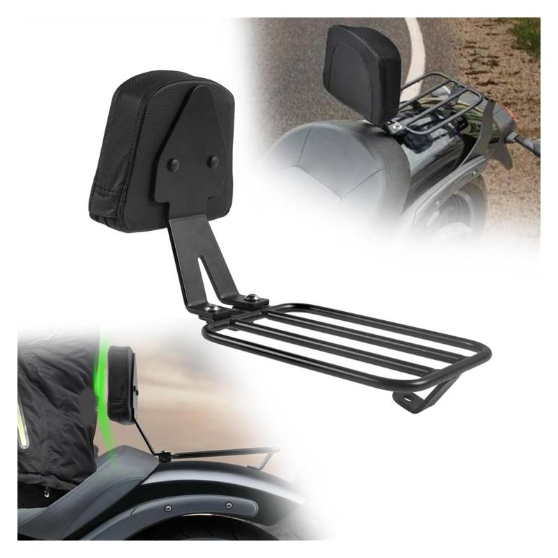 Motorrad Heckgepäck Für K&awasaki Für Vulcan S EN650 2015-2023 Motorradregal Beifahrerrücken Reitstock Heckgepäckträger Rückenlehne von NIKISO
