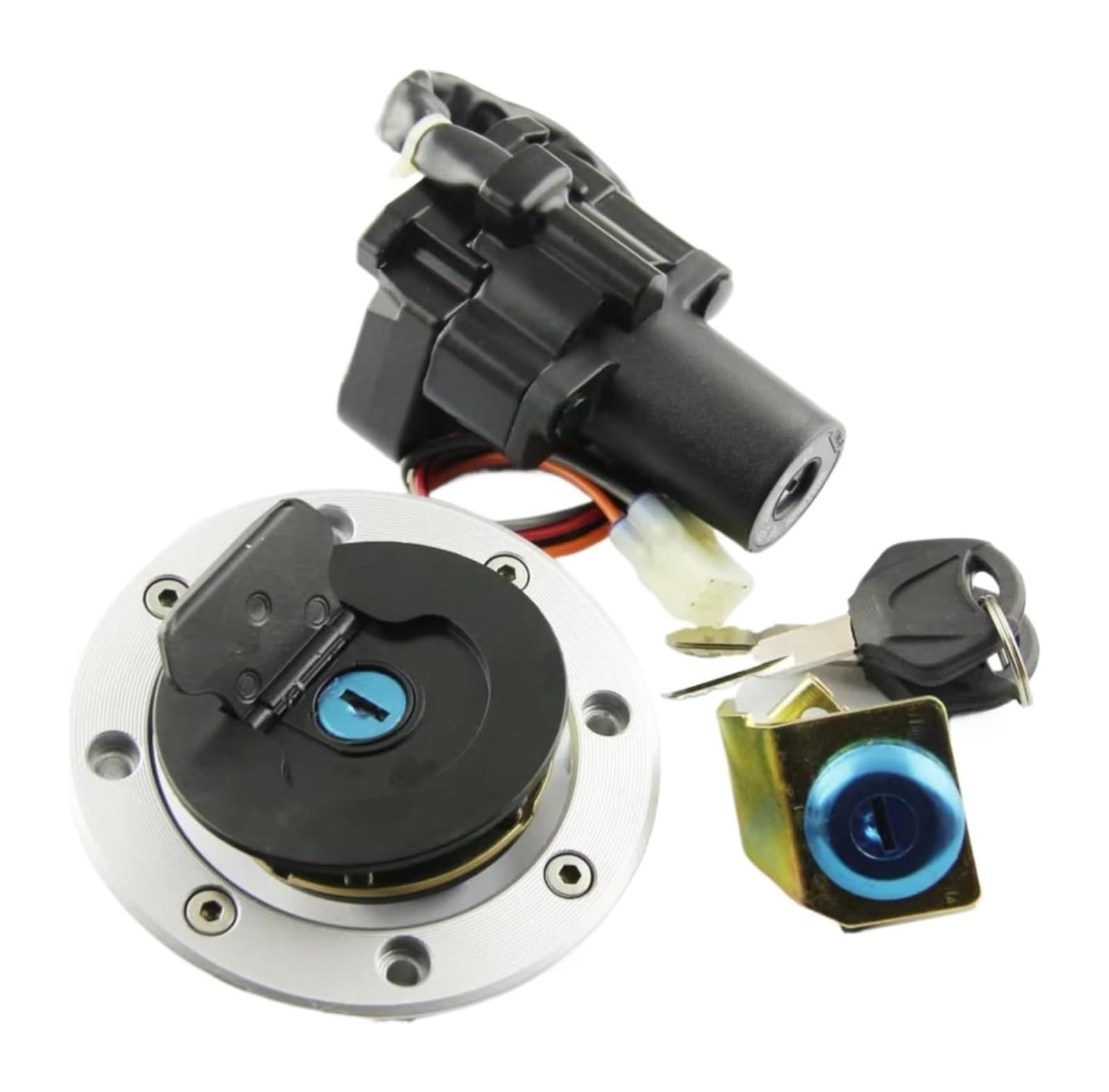 Zündschloss Für Suz&uki Für GSX1300R K5 Für Haya&busa 2005 Für GSX1300R K6 Für Haya&busa 2006 Motorrad-Tankdeckel-Verriegelungssatz Zündschloss Für Suz&uki Für GSX1300R K5 Für Haya&busa 2005 Für GSX1300R K6 Für Haya&busa 2006 Motorrad-Tankdeckel-Verriegelungssatz von NIKISO
