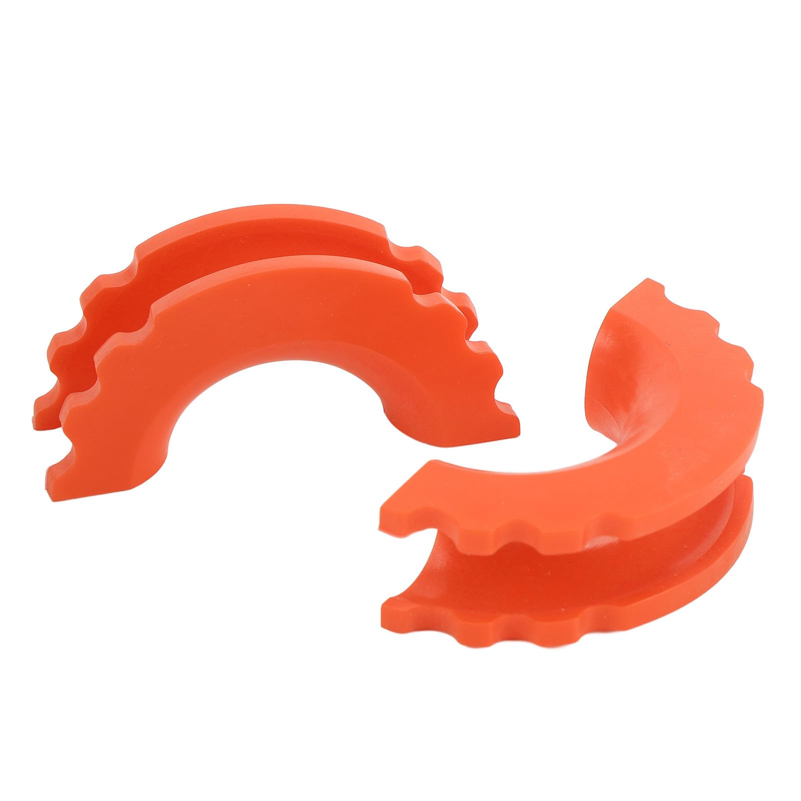 NINESHE D Ring Häppelisolatoren Waschmaschinen Kit, Riss, Ketten Oder Verschleiß, die Stoßfänger Schützen und Verhindern, DASS 3/4 Zoll Fesseln Klappern (Orange) von NINESHE