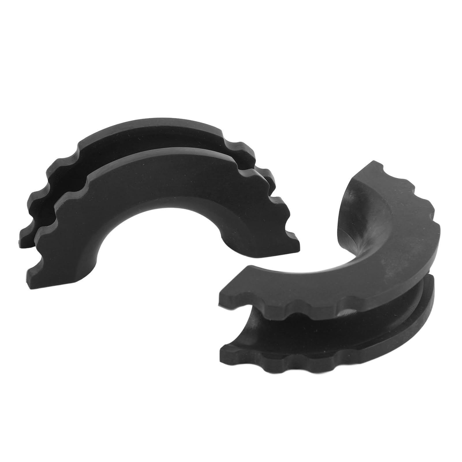 NINESHE D Ring Häppelisolatoren Waschmaschinen Kit, Riss, Ketten Oder Verschleiß, die Stoßfänger Schützen und Verhindern, DASS 3/4 Zoll Fesseln Klappern (Schwarz) von NINESHE