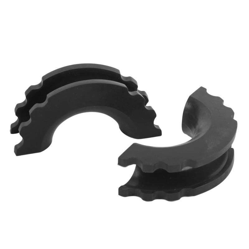 NINESHE D Ring Häppelisolatoren Waschmaschinen Kit, Riss, Ketten Oder Verschleiß, die Stoßfänger Schützen und Verhindern, DASS 3/4 Zoll Fesseln Klappern (Schwarz) von NINESHE