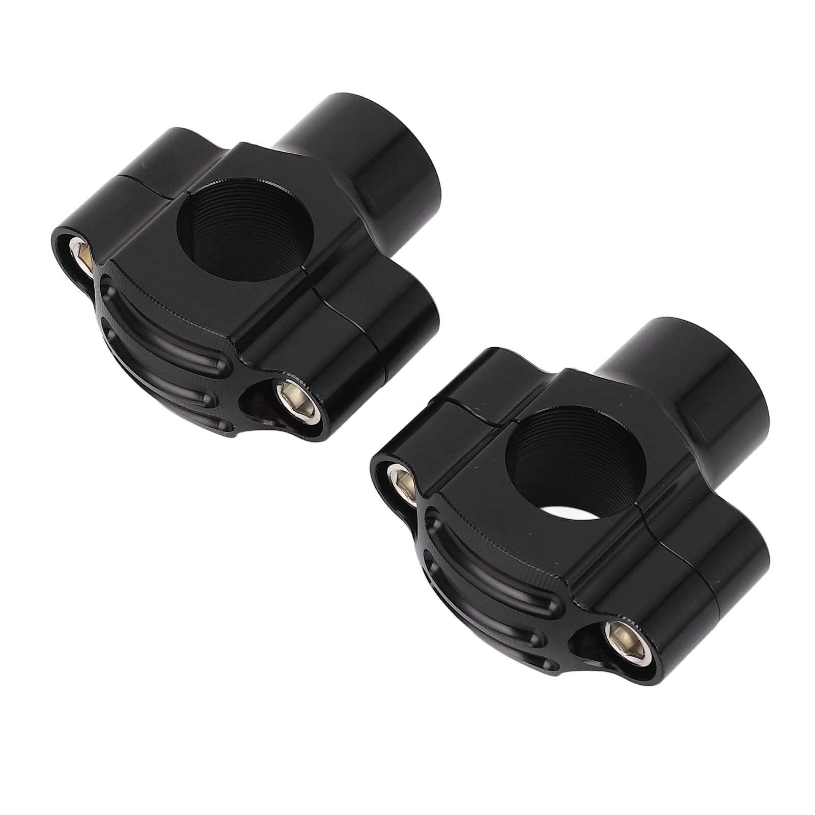 NINESHE Halterungsklemmen für Motorrad Lenkererhöhungen, 7/8 Zoll 22 mm Lenkererhöhungen Fat Bar Halterungsklemme für Alle Motorräder mit 22 mm Lenkerhalterungen NINESHE Halterungsklemmen für Motorrad Lenkererhöhungen, 7/8 Zoll 22 mm Lenkererhöhungen Fat Bar Halterungsklemme für Alle Motorräder mit 22 mm Lenkerhalterungen von NINESHE