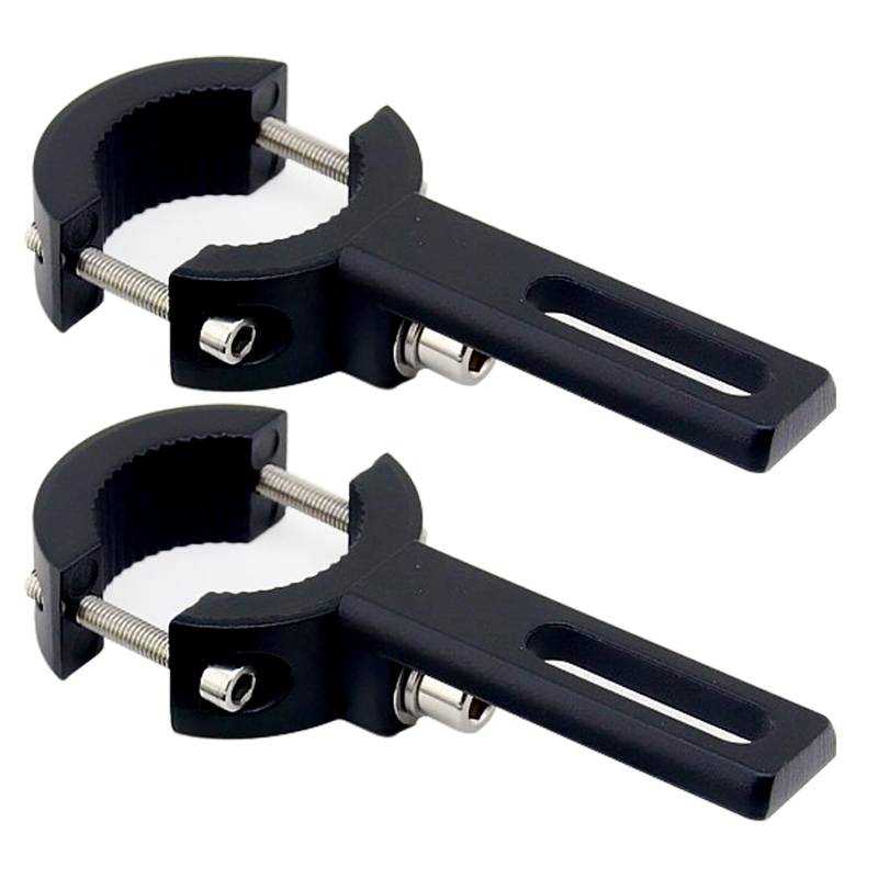 NINGDAKEAI 2 Stück Halterungen für Motorrad-Scheinwerfer Verstellbare Motorrad-Scheinwerferhalterung, Universelle Scheinwerfer-Scheinwerfer-Halterung (20mm-38mm) von NINGDAKEAI