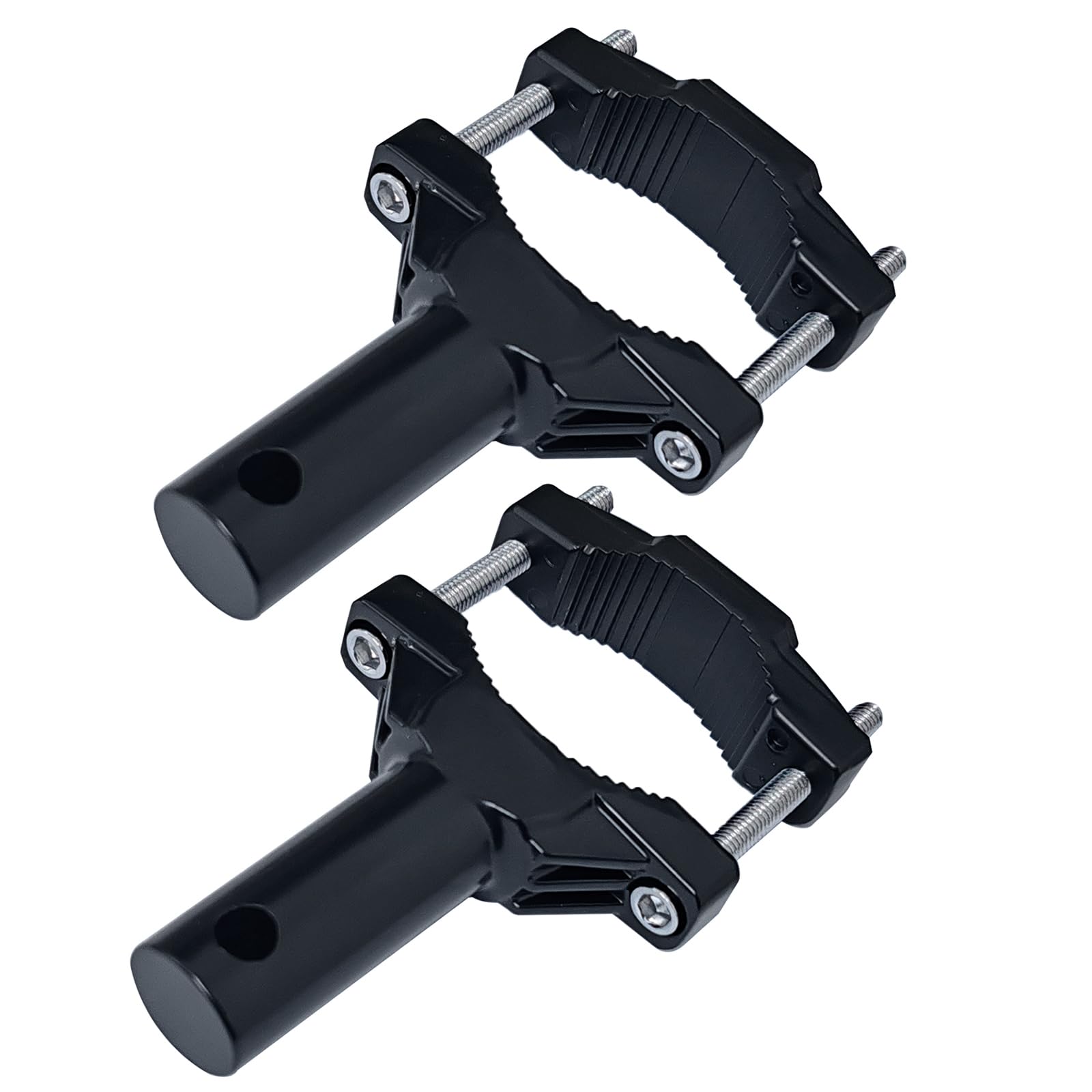 NINGDAKEAI Halterungen für Motorrad-Scheinwerfer Verstellbare Motorrad-Scheinwerferhalterung, 2 Stück Universelle Scheinwerfer-Scheinwerfer-Halterung (20mm-54mm) von NINGDAKEAI