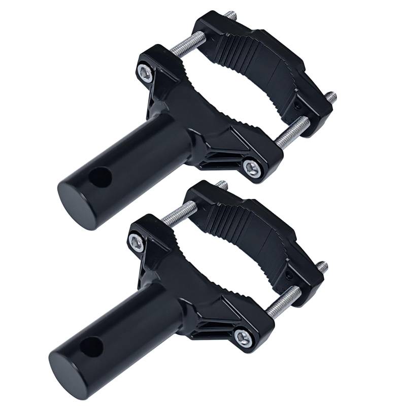NINGDAKEAI Halterungen für Motorrad-Scheinwerfer Verstellbare Motorrad-Scheinwerferhalterung, 2 Stück Universelle Scheinwerfer-Scheinwerfer-Halterung (20mm-54mm) von NINGDAKEAI