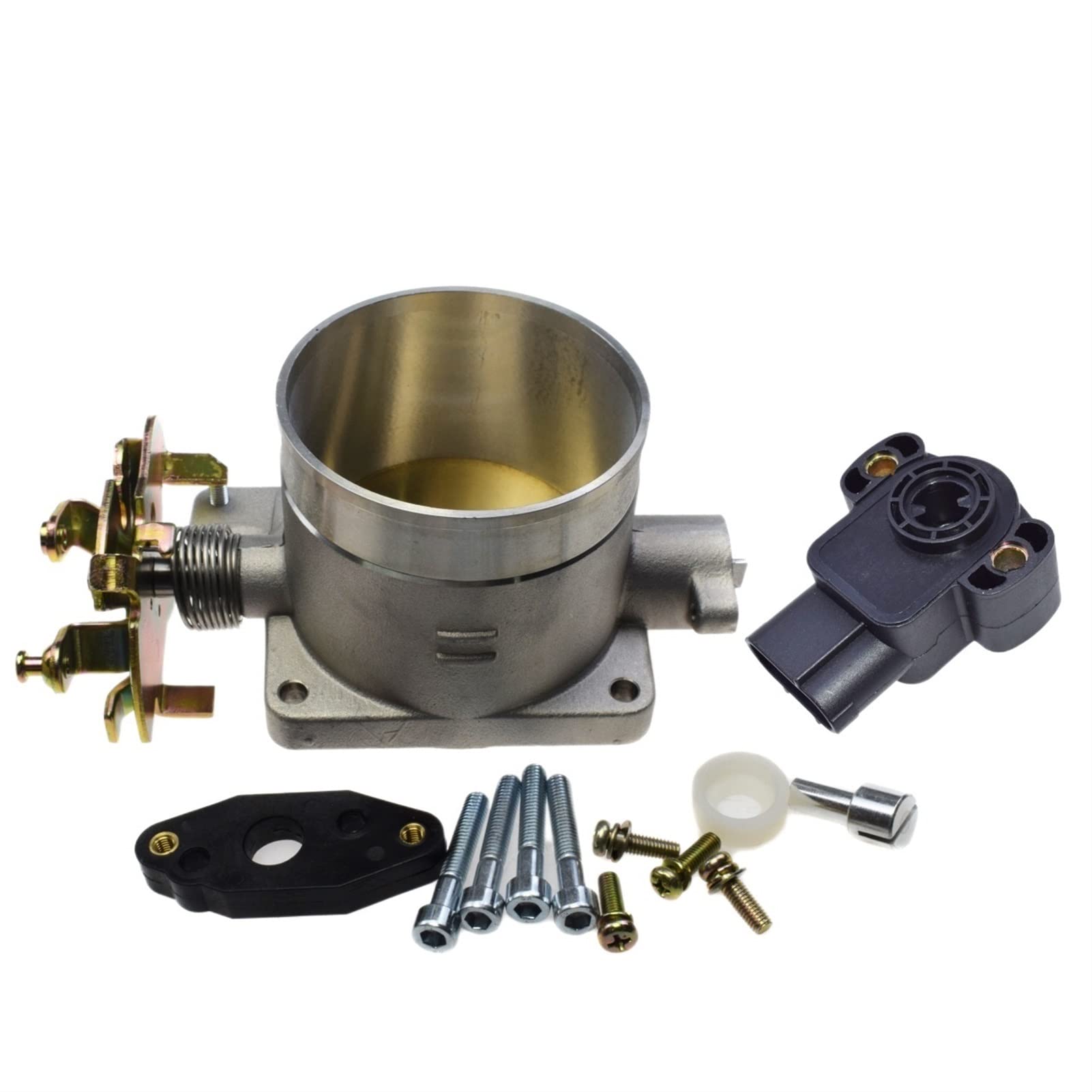 75mm Drosselklappengehäuse-Kit Power Plus + Positionssensor for Ford Mustang GT 4.6L (1996-2004) – Verbesserte Leistungssteigerung(Throttle Body Kit) von NINHFTDROU