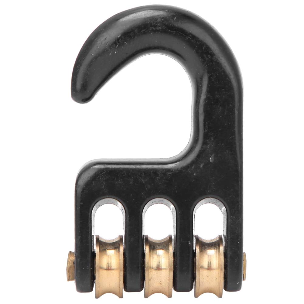 Flaschenzug,Riemenscheibe Universeller Windsurf-Rollenhaken, schwarzer Windsurf-Rigging-Rollenhaken aus Aluminiumlegierung, Windsurf-Hardware-Zubehör mit 3 Rollen Flaschenzug,Riemenscheibe Universeller Windsurf-Rollenhaken, schwarzer Windsurf-Rigging-Rollenhaken aus Aluminiumlegierung, Windsurf-Hardware-Zubehör mit 3 Rollen von NINHFTDROU