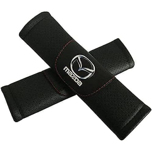 2 Stück Auto Sicherheitsgurt Abdeckung Polster für Mazda 3 Mazda CX3 Mazda 6 CX5 MX5, Schulter Gurtpolster Kissen Auto Gurtschutz Polster Gurt Schulter von NINIS