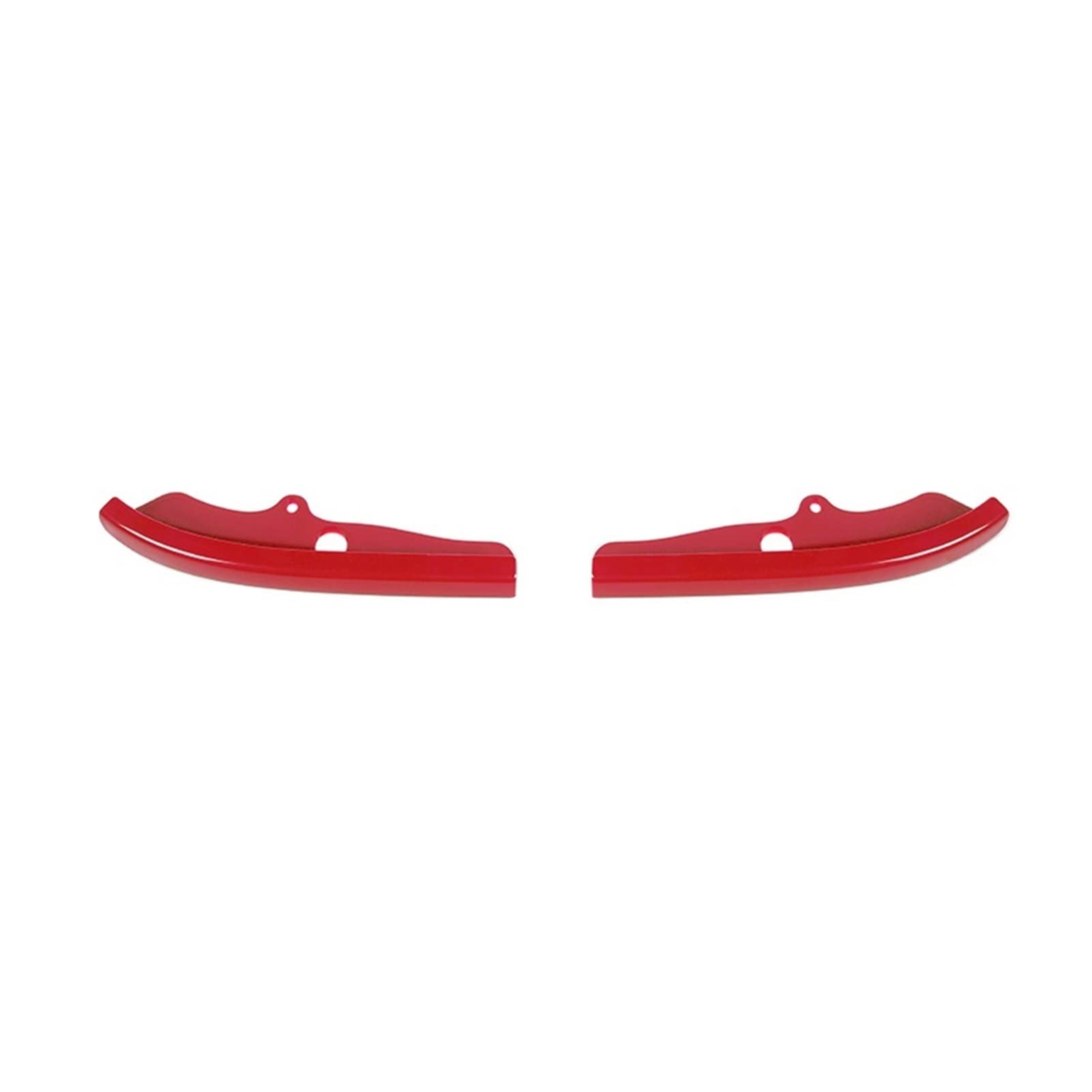 NINOMA Frontstoßstangen-Splitterschutz, Lippenspoiler, Diffusor, Schutzabdeckung, kompatibel mit Dodge Challenger R/T Scat Pack 2015–2020 Zubehör (Color : Red-A) von NINOMA