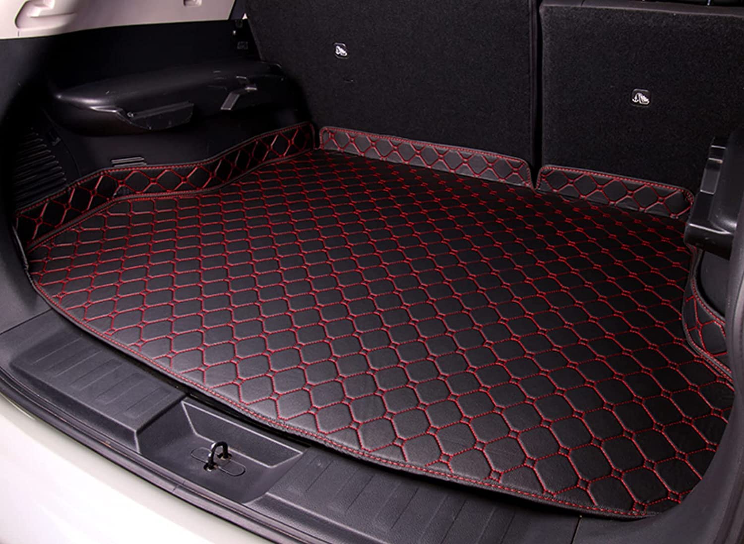 Auto Kofferraummatten für BMW 5 Series G30 G31 G38 520I 525I 528I 530I 535I 540I 550I 520D 530D, Leder rutschfest Kofferraumwanne Wasserdicht Kofferraum Schutzmatte Kratzfest Zubehör Auto Kofferraummatten für BMW 5 Series G30 G31 G38 520I 525I 528I 530I 535I 540I 550I 520D 530D, Leder rutschfest Kofferraumwanne Wasserdicht Kofferraum Schutzmatte Kratzfest Zubehör von NINQ