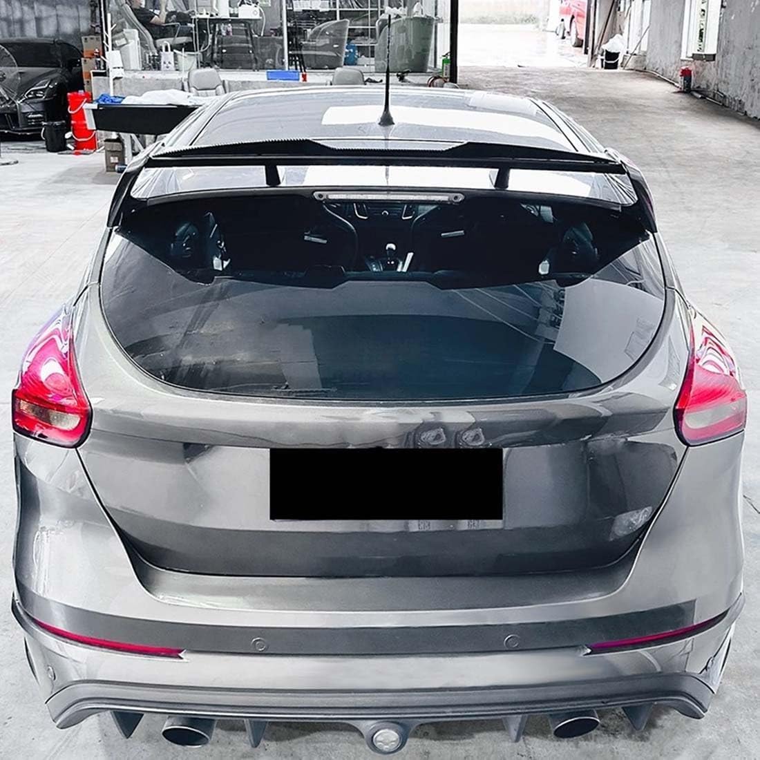 NINQ Auto Heckspoiler Flügel für Ford Focus MK3 St-Line St 2011-2018, Kohlefasermaterial Dach Heckflügel Spoiler Performance Tuning Lippe Wing Dekoration Zubehör NINQ Auto Heckspoiler Flügel für Ford Focus MK3 St-Line St 2011-2018, Kohlefasermaterial Dach Heckflügel Spoiler Performance Tuning Lippe Wing Dekoration Zubehör von NINQ