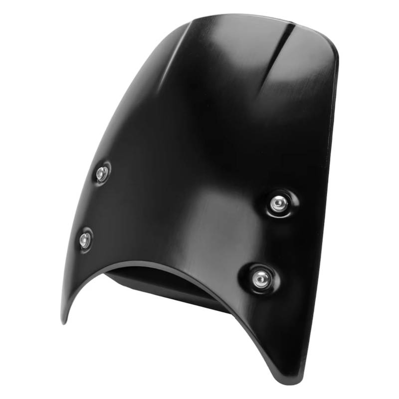 NIONGYN Kompatibel Mit Benelli Für Leoncino 500 Motorrad-Windschutzscheiben-Scheinwerferverkleidung Front-Windschutzscheiben-Deflektor Mit Halterung Motorrad Luftabweiser(Black) von NIONGYN