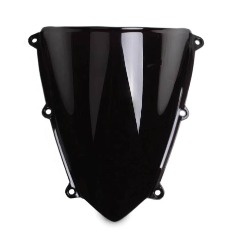 NIONGYN Kompatibel Mit CBR600RR Für F5 2007 2008 2009 2010 2011 2012 Motorrad-Windschutzscheiben-Windschutzscheibenzubehör Motorrad Luftabweiser(Black) von NIONGYN