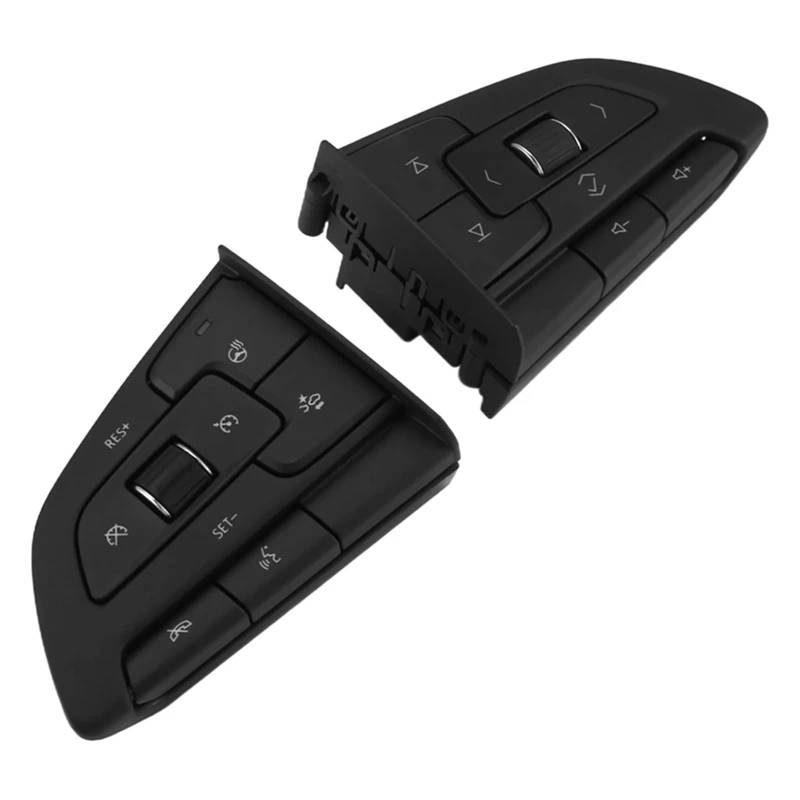 NIONGYN Kompatibel Mit Cadillac Für XT4 2019 2020 2021 86522937 Auto-Lenkrad-Tempomat-Schaltertaste Mit Heizfunktionszubehör Autoinnenraum von NIONGYN