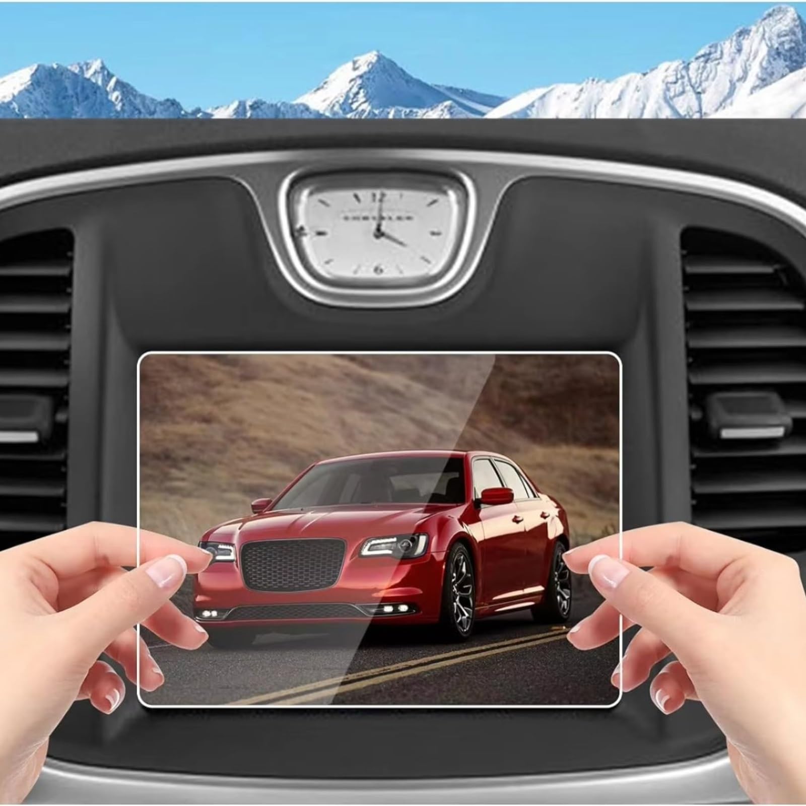 NIONGYN Kompatibel Mit Chrysler Für 300 200C 200S 300C 300S 2011–2023, Auto, 8,4 Zoll, LCD, GPS-Navigation, Gehärtetes Glas, Displayschutzfolie Türscharnier-Stoppgurt NIONGYN Kompatibel Mit Chrysler Für 300 200C 200S 300C 300S 2011–2023, Auto, 8,4 Zoll, LCD, GPS-Navigation, Gehärtetes Glas, Displayschutzfolie Türscharnier-Stoppgurt von NIONGYN
