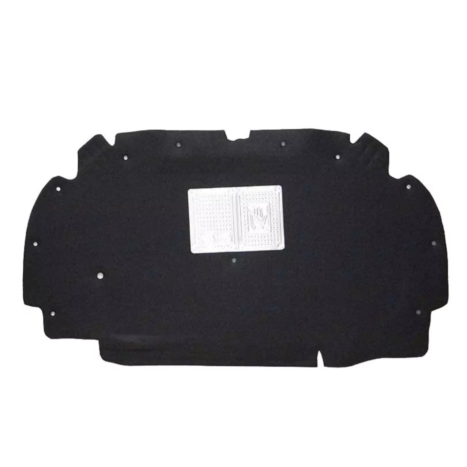 NIONGYN Kompatibel Mit Citroen Für C5 RD TD 2008 2009 2010 2011 2012 2013 2014 2015 2016 2017 2018 2019 Motorhauben-Isolierung Motor-Soundpad-Abdeckungen Aus Baumwolle Motorisolierungswatte(Size 2) von NIONGYN