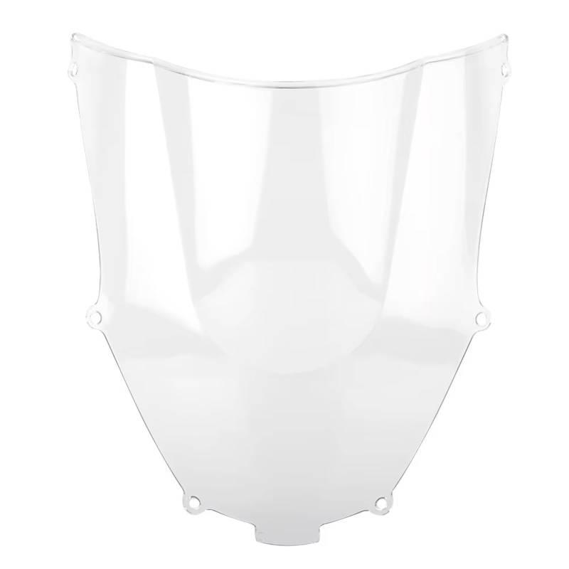 NIONGYN Kompatibel Mit Für Ninja Für ZX-9R 2000 2001 2002 2003 Motorrad-Windschutzscheibe Windschutzscheibe Double Bubble Motorrad Luftabweiser(Clear) von NIONGYN