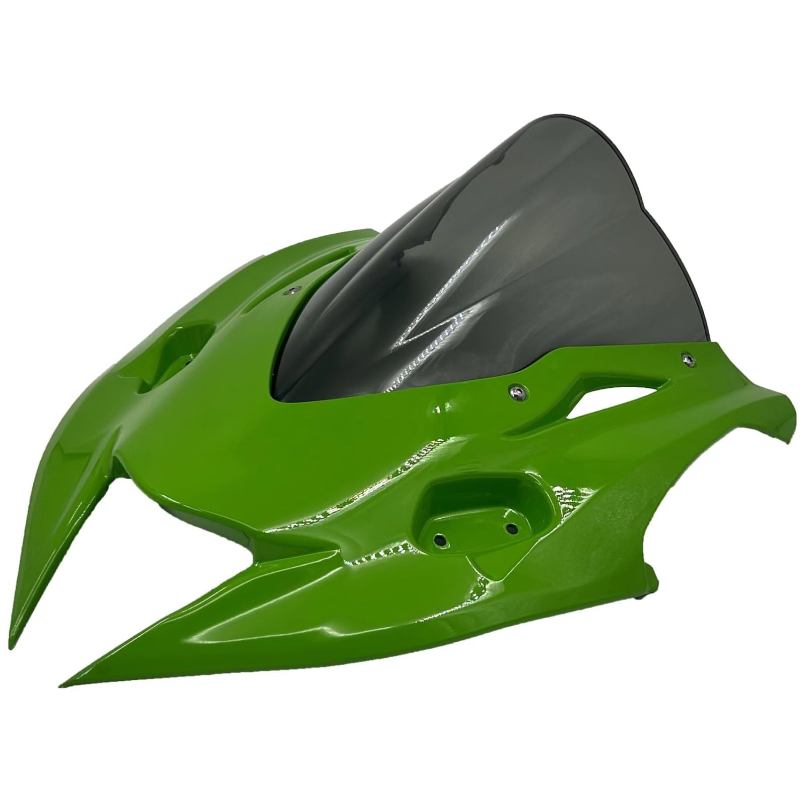 NIONGYN Kompatibel Mit Für Ninja400 2019 2020 2021 2022 2023 2024 Motorrad-Windschutzscheibe Windschutz Deflektor Verkleidungsabdeckung Motorrad Luftabweiser(Multi-Colored 3) von NIONGYN