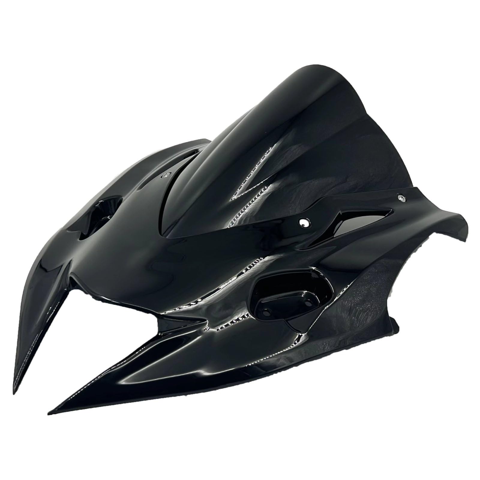 NIONGYN Kompatibel Mit Für Ninja400 2019 2020 2021 2022 2023 2024 Motorrad-Windschutzscheibe Windschutz Deflektor Verkleidungsabdeckung Motorrad Luftabweiser(Multi-Colored 4) von NIONGYN
