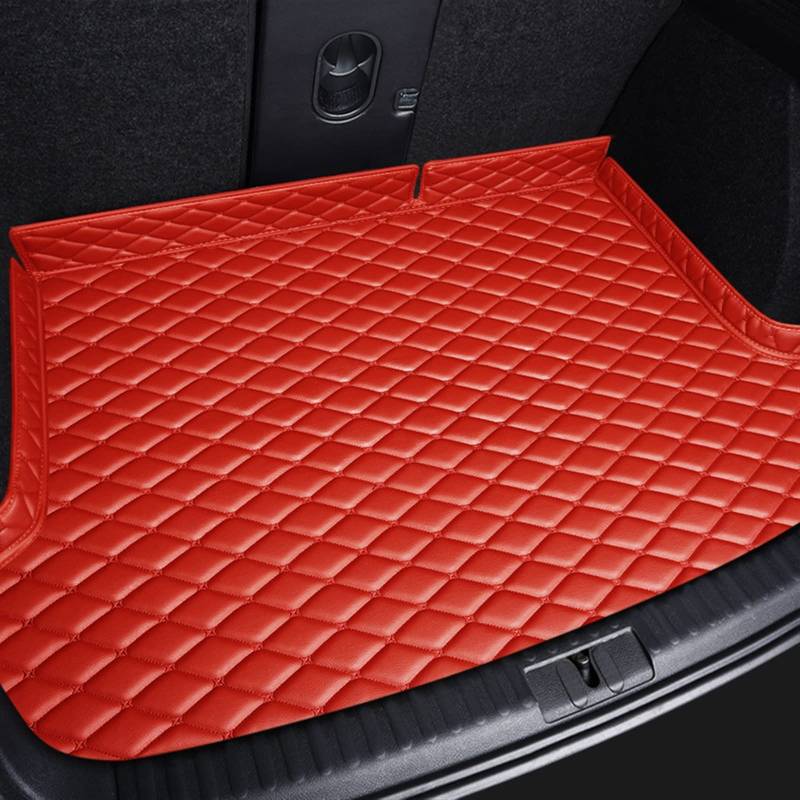 NIONGYN Kompatibel Mit Geely Für Geometry C Für Geometry A Für Geometry E 2020 2021 2022, Kofferraummatte, Kofferraummatte, Kofferraummatte, Bodenschutz Kofferraum schutzmatte(Red) von NIONGYN