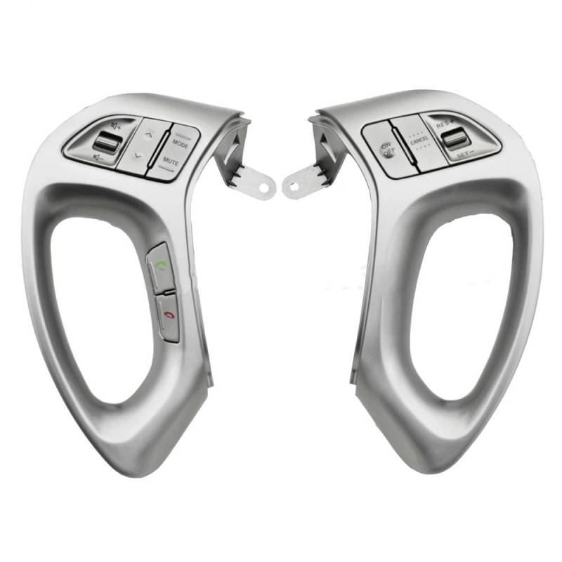 NIONGYN Kompatibel Mit Hyundai Für Ix35 2010–2017 Auto-Multifunktions-Lenkradtaste Linker Und Rechter Fernbedienungsschalter Automontage Autoinnenraum von NIONGYN