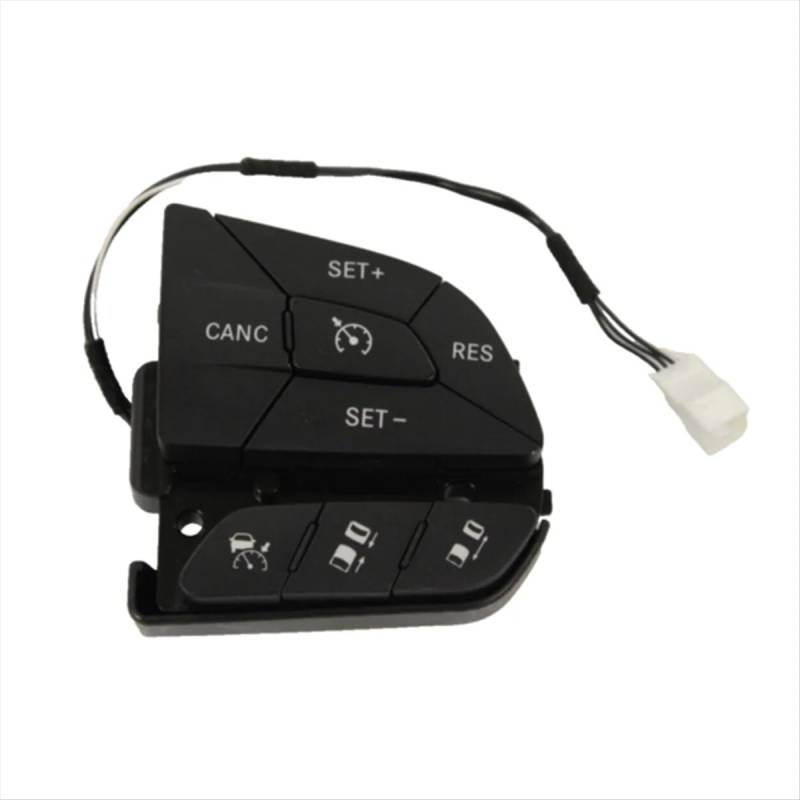 NIONGYN Kompatibel Mit Jeep Für Grand Für Cherokee 2014-2023 68159640AC Auto-Cruise-Fernbedienungsschalter Auto-Multifunktions-Lenkradtaste Autoinnenraum von NIONGYN