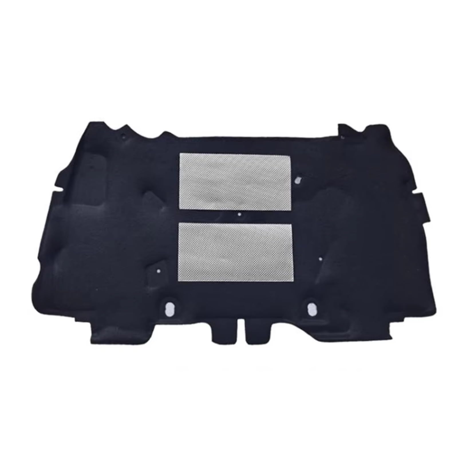 NIONGYN Kompatibel Mit Jeep Für Wrangler 2006 2007 2008 2009 2010 2011 2012 2013 2014 2015 2016 2017 Auto-Motor-Isolierabdeckung Fronthaube Schallschutzpolster Motorisolierungswatte(Metallic) von NIONGYN