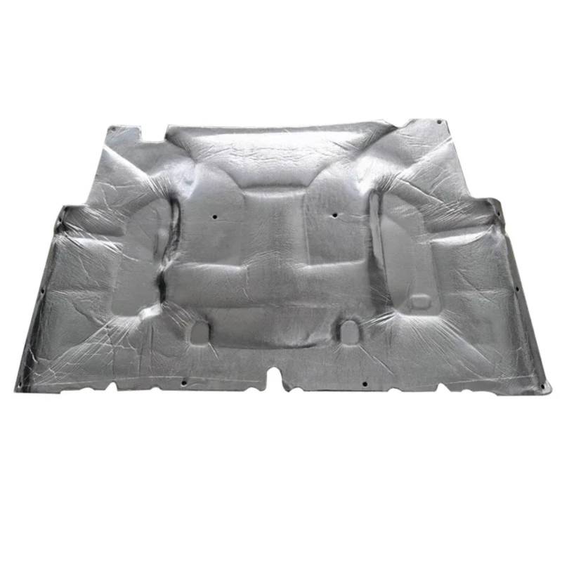 NIONGYN Kompatibel Mit Jeep Für Wrangler 2018 2019 2020 2021 2022 Auto-Aluminiumfolie, Wärme- Und Schalldämmung, Baumwolle, Fronthaube, Motorpolster, Geräuschdämpfer Motorisolierungswatte von NIONGYN