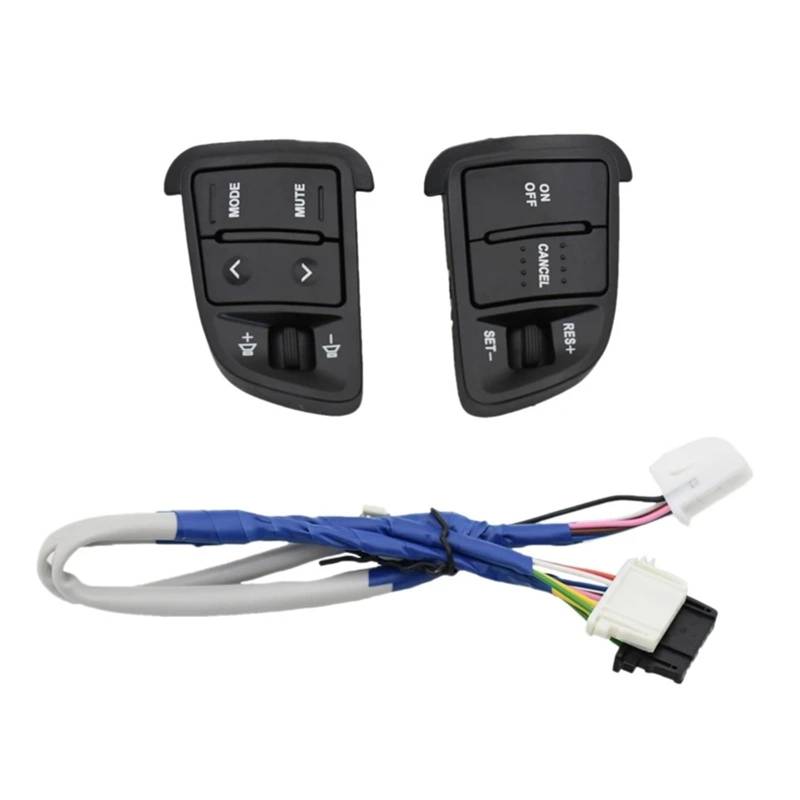 NIONGYN Kompatibel Mit K&ia Für Sportage SL 2011 2012 2013 2014 2015 2016 Auto-Lenkradtaste Auto-Audiosteuerung Anrufbeantworterschalter 12-polig Autoinnenraum von NIONGYN