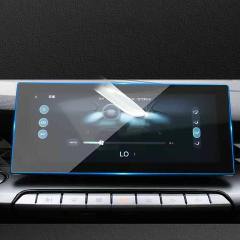 NIONGYN Kompatibel Mit MG Für 5 2021 2022 Auto 10,25 Zoll Auto GPS Navigation Gehärtetes Glas Bildschirm Schutzfolie Aufkleber Türscharnier-Stoppgurt von NIONGYN