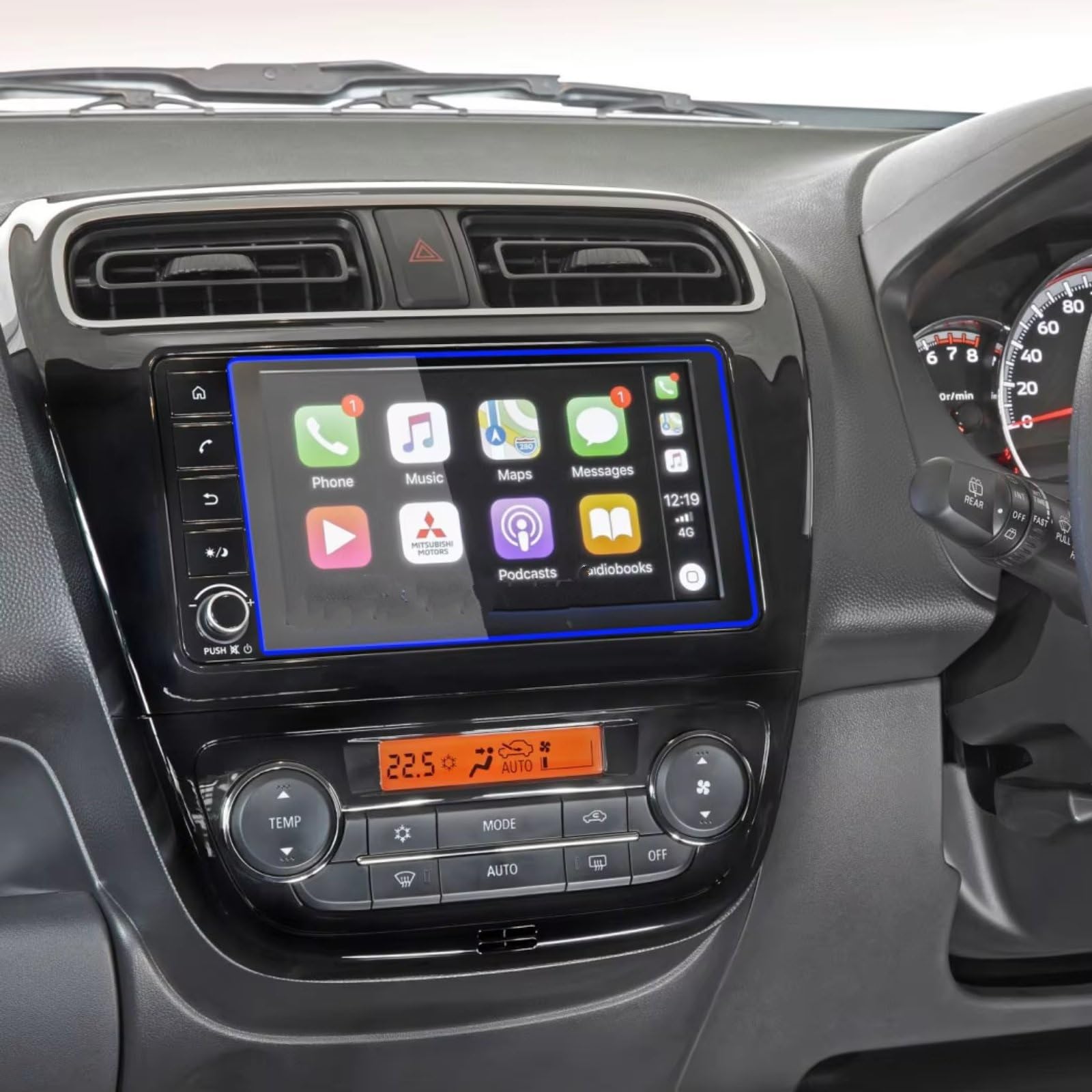 NIONGYN Kompatibel Mit Mitsubishi Für Mirage 2020 2021 2022 Auto 6,25 Zoll GPS-Navigation AntiFingerprint Gehärtetes Glas Displayschutzfolie Türscharnier-Stoppgurt NIONGYN Kompatibel Mit Mitsubishi Für Mirage 2020 2021 2022 Auto 6,25 Zoll GPS-Navigation AntiFingerprint Gehärtetes Glas Displayschutzfolie Türscharnier-Stoppgurt von NIONGYN