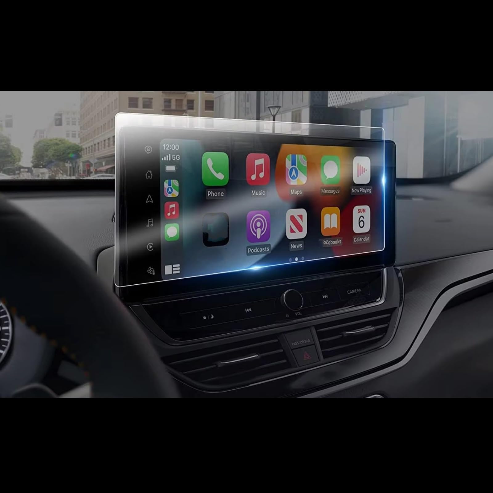 NIONGYN Kompatibel Mit Nissan Für Altima 2023, Auto-Navigation, 12,3 Zoll, Displayschutzfolie, Innenzubehör, Gehärtete Glasfolie Türscharnier-Stoppgurt NIONGYN Kompatibel Mit Nissan Für Altima 2023, Auto-Navigation, 12,3 Zoll, Displayschutzfolie, Innenzubehör, Gehärtete Glasfolie Türscharnier-Stoppgurt von NIONGYN
