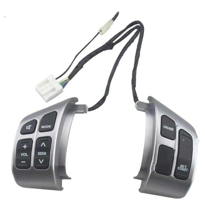 NIONGYN Kompatibel Mit Suzuki Für Sx4 1.8 1.6 2009 2010 2011 2012 2013 Auto-Multifunktionslenkrad Tempomat-Knopfschalter Automontage Autoinnenraum von NIONGYN