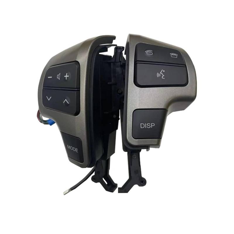 NIONGYN Kompatibel Mit Toyota Für Land Für Cruiser 2010–2015 84250-0N160 Auto Multifunktions-Lenkradtasten Lautstärkemodus Disp-Kontrollschalter Autoinnenraum von NIONGYN