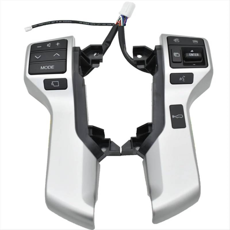 NIONGYN Kompatibel Mit Toyota Für Prado Für Land Für Cruiser 2009-2013 84250-60180 Multifunktions-Lenkradsteuerung Cruise Audio-Tastenschalter Autoinnenraum von NIONGYN