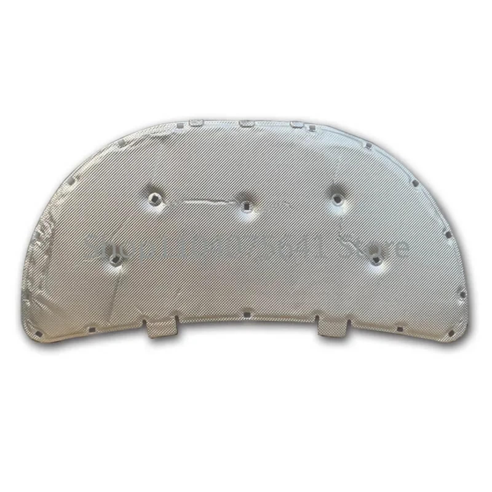 NIONGYN Kompatibel Mit VW Für Golf Mk7 2013 2014 2015 2016 2017 2018 2019 2020 Motorhaube Schallschutzhaube Isolierung Baumwollmatten Zubehör Motorisolierungswatte(Silver) von NIONGYN
