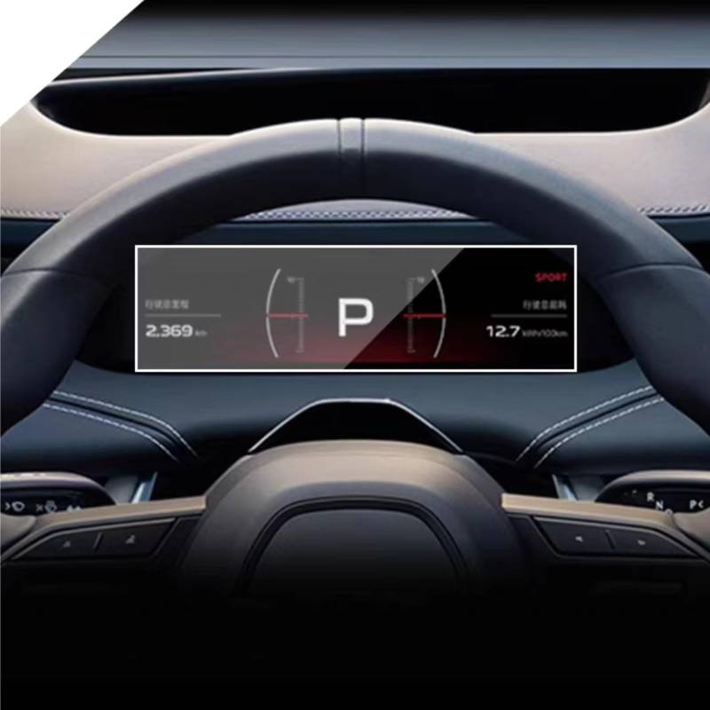 NIONGYN Kompatibel Mit Xiaomi Für SU7 2024, Auto-GPS-Navigation Und Armaturenbrett, Kratzfeste Displayschutzfolie Aus Gehärtetem Glas Türscharnier-Stoppgurt(Dashboard) von NIONGYN