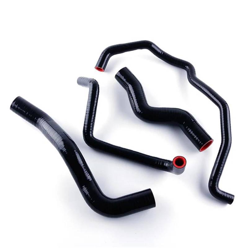NIONGYN Motoren Kühlerschlauch Kompatibel Mit Nissan Für Sentra Für SE-R B15 2.5L L4 QR25DE 2000 2001 2002 2003 2004 2005 2006 Kühler Kühlmittel Heizung Schlauch Kit Auto Zubehör(Black) von NIONGYN