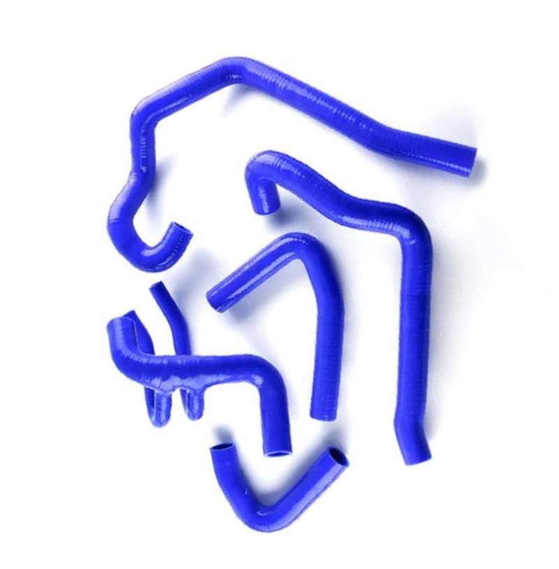 NIONGYN Motoren Kühlerschlauch Kompatibel Mit Peugeot 106 GT1 16V, Ersatz-Kühler-Silikon-Wasserschlauch, Kühler-Kühlmittel-Wasserschlauch, Autozubehör(Blue) von NIONGYN