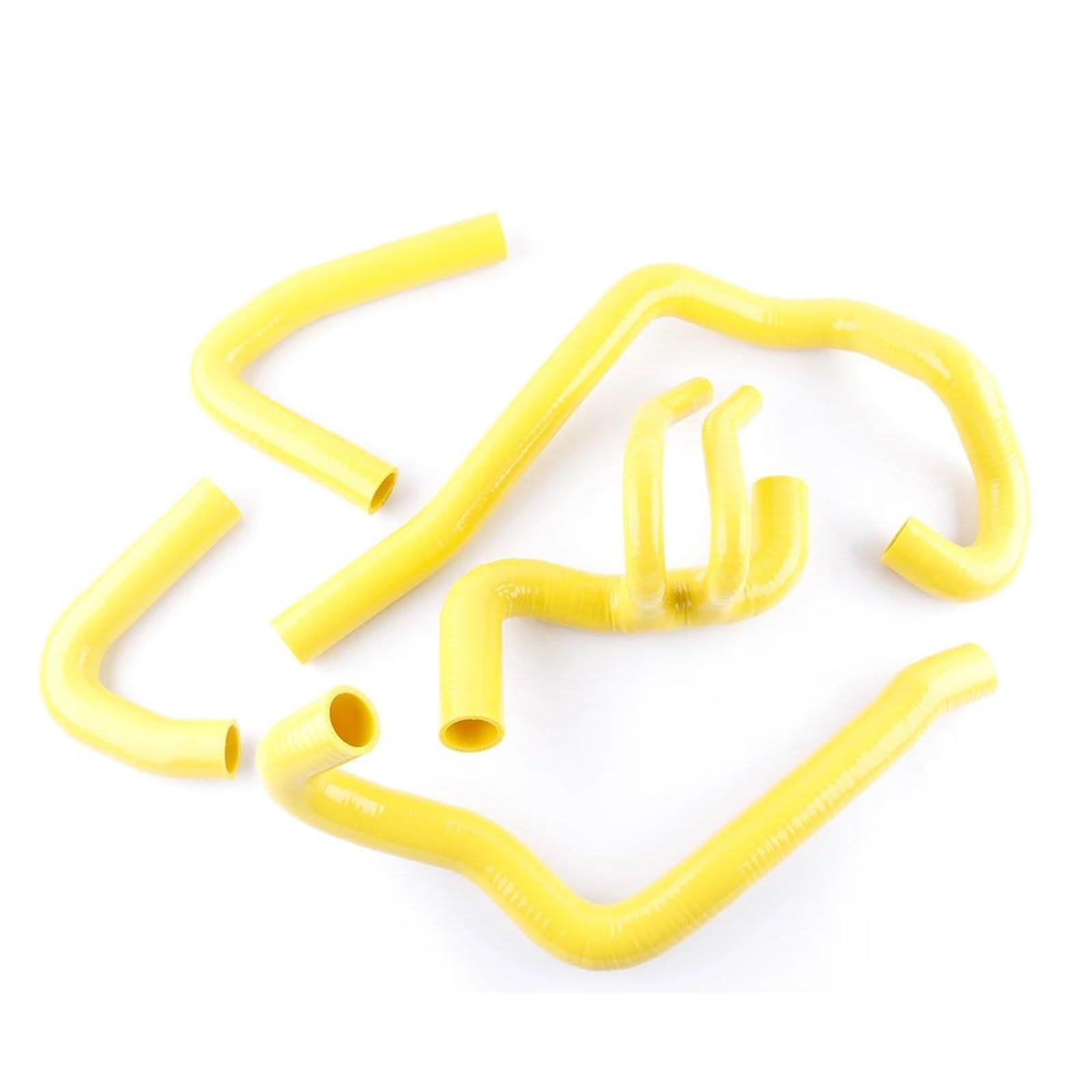 NIONGYN Motoren Kühlerschlauch Kompatibel Mit Peugeot 106 GT1 16V, Ersatz-Kühler-Silikon-Wasserschlauch, Kühler-Kühlmittel-Wasserschlauch, Autozubehör(Yellow) von NIONGYN